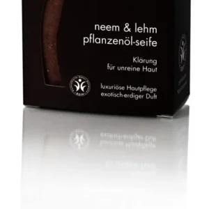 Finale Aktion Apeiron Pflanzenöl-Seife NEEM+LEHM - palmölfrei 100 g