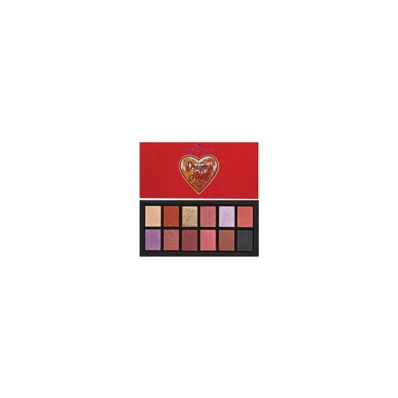 Top-Preis Makeup Revolution I Heart Makeup Palette mit 12 Lidschatten Dragons Heart 0,75 g