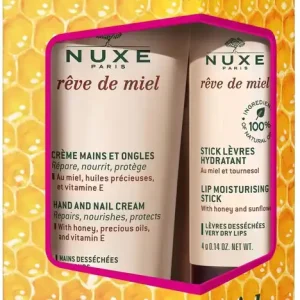 Knallerangebot NUXE Reve de Miel Pflegeset Hand & Lippen 30 ml + 4g