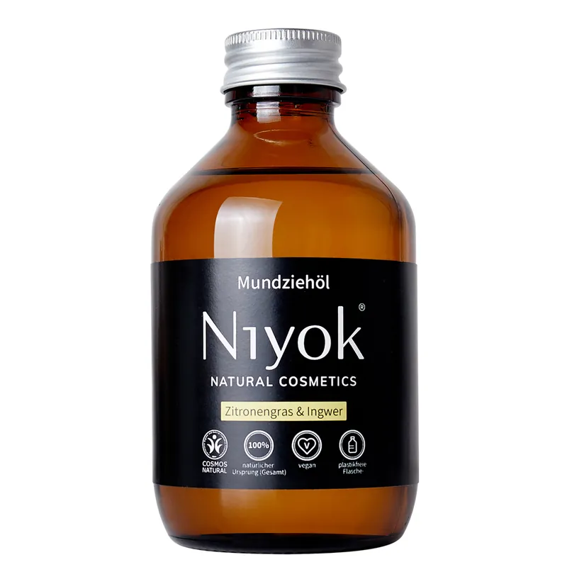 NIYOK - Mundziehöl: Zitronengras & Ingwer 200 ml Begrenztes Angebot