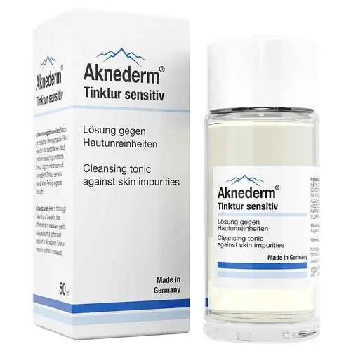Aknederm Tinktur sensitiv, 50 ml Zertifiziert