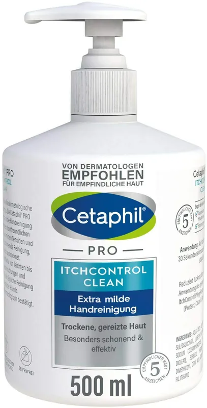 Neue Kollektion Cetaphil Pro Itch Control Clean Extra Milde Handreinigung 500 ml