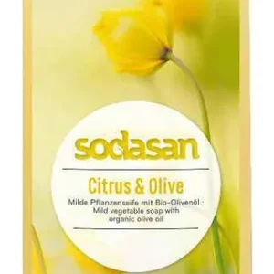 Aktuell Sodasan Flüssigseife Citrus & Olive 1 l
