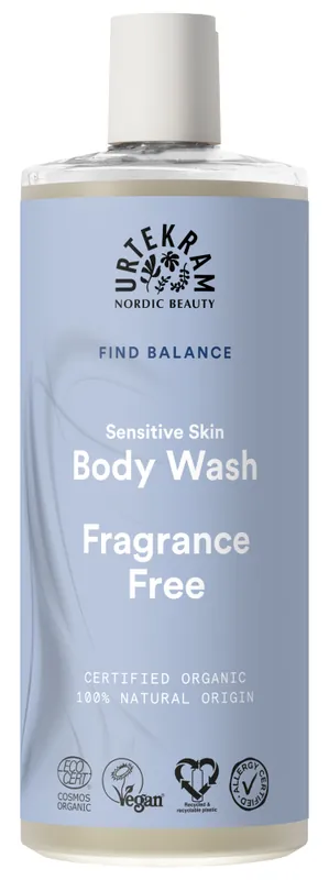 Urtekram Fragrance Free Sensitive Skin Body Wash Neue Kollektion