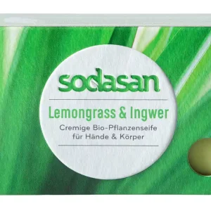 Gratis Versand Sodasan Seife Lemongrass & Ingwer 100 g