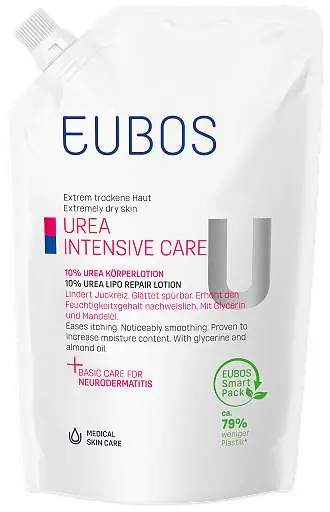 Sonderangebot Eubos Urea Intensive Care 10 % Körperlotion 400 ml Nachfüllbeutel