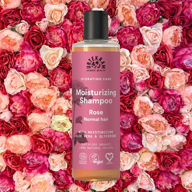 Moisturizing Shampoo Rose Normales Haar 250 ml von Urtekram Meistverkauft