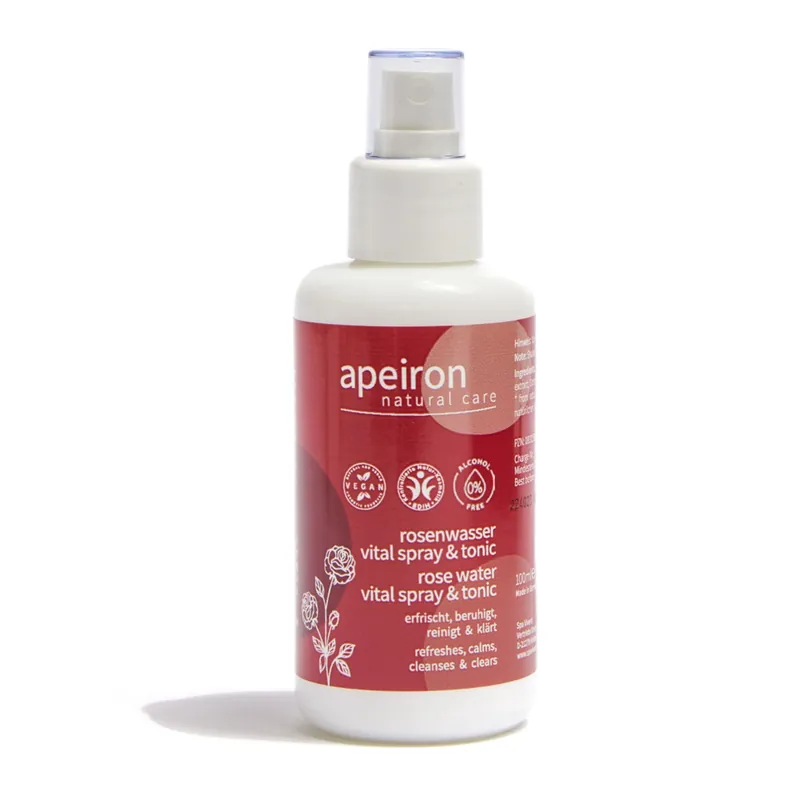Apeiron Rosenwasser Vital Spray & Tonic Sonderangebot
