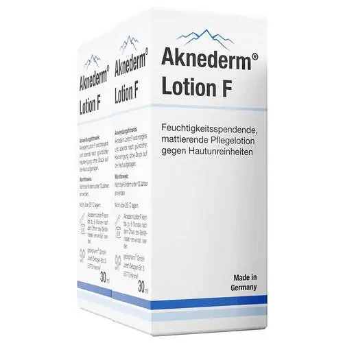 Aknederm Lotion F, 2X30 ml Solange Der Vorrat Reicht