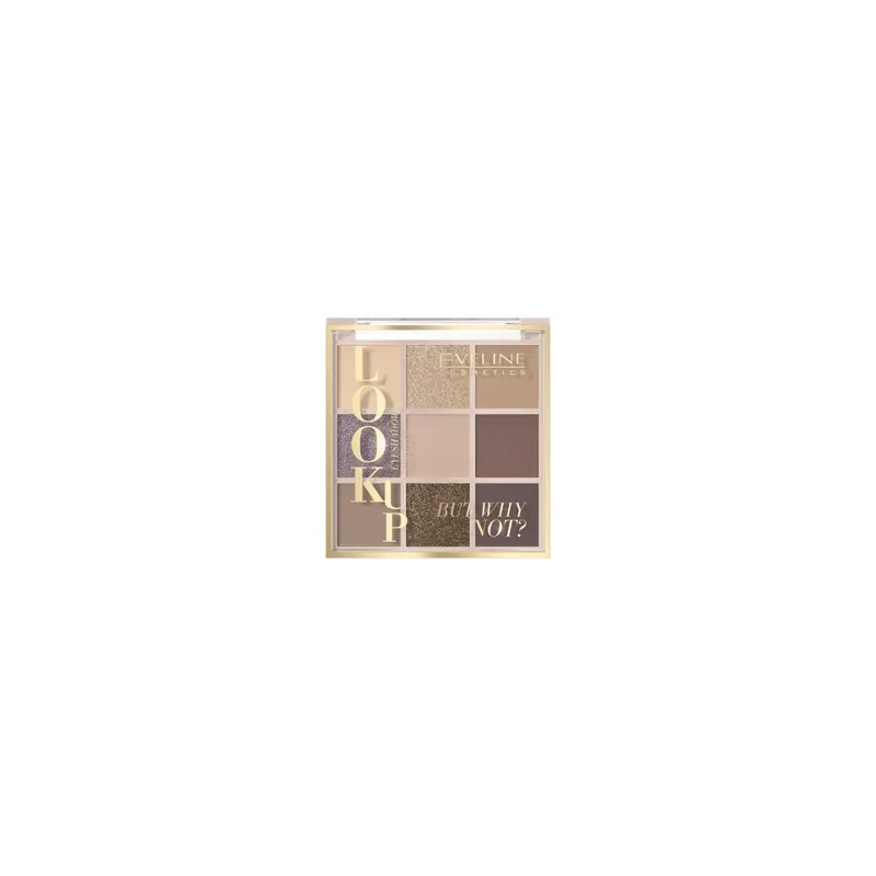 Abverkauf Eveline Look Up Palette mit 9 Lidschatten Aber warum nicht? 10,8 g