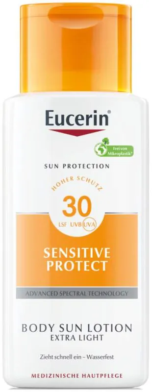 Eucerin Sensitive Protect Sun Extra Leicht LSF 30 150 ml Lotion Sofort Bestellen