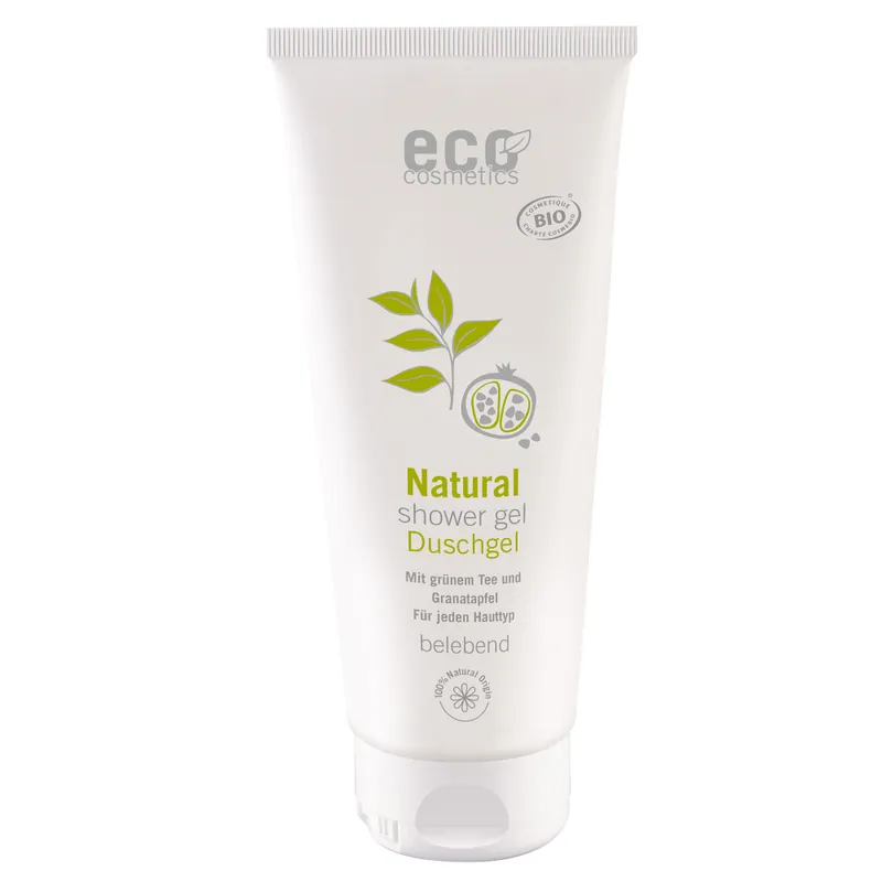 eco cosmetics Duschgel mit grünem Tee und Granatapfel Kostenfreie Lieferung