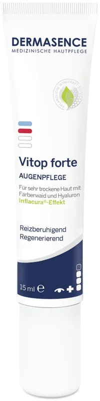 Dermasence Vitop Forte Augenpflege Creme 15 ml Kostenloser Rückversand
