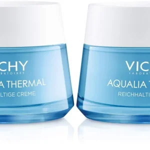 Rabatt Vichy Aqualia Thermal reichhaltige Feuchtigkeitspflege 2 x 50 ml Tiegel