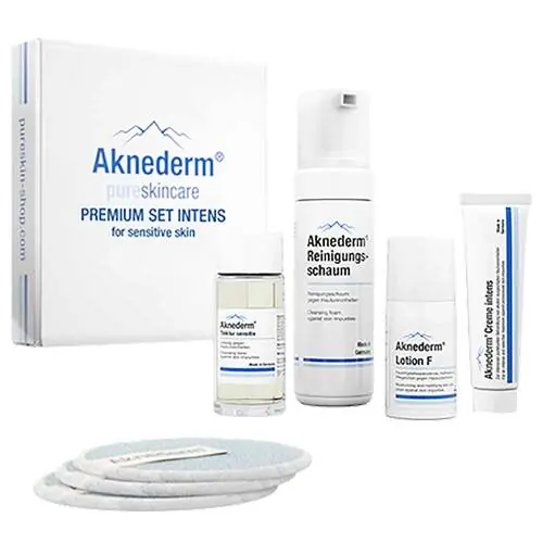 Solange Der Vorrat Reicht Aknederm Premium Set intens sensitive skin, 1 P