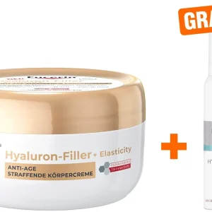 Super-Preis Eucerin Hyaluron Filler+Elasticity Körpercreme 200 ml + gratis Anti Age Hyaluron Spray 50 ml