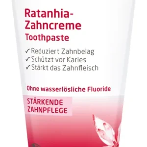 Weleda Ratanhia-Zahncreme 75 ml Solange Der Vorrat Reicht