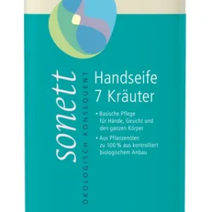 Solange Der Vorrat Reicht SONETT Handseife 7 Kräuter 3 l (3 x 1l)