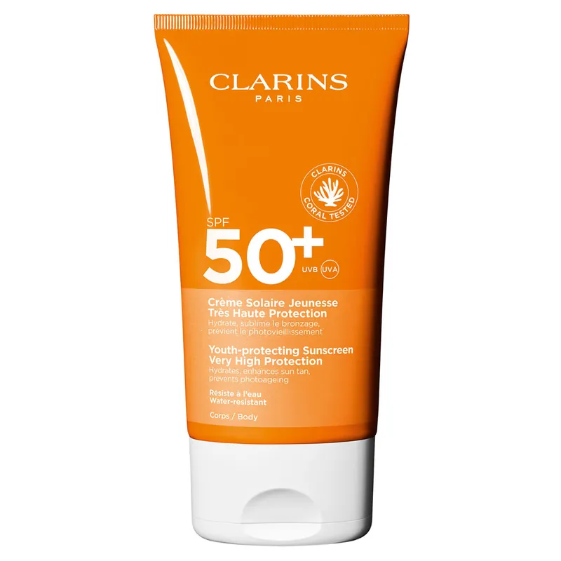 Solange Der Vorrat Reicht Clarins Sonnenschutz Youth-protecting Sunscreen Body SPF 50+
