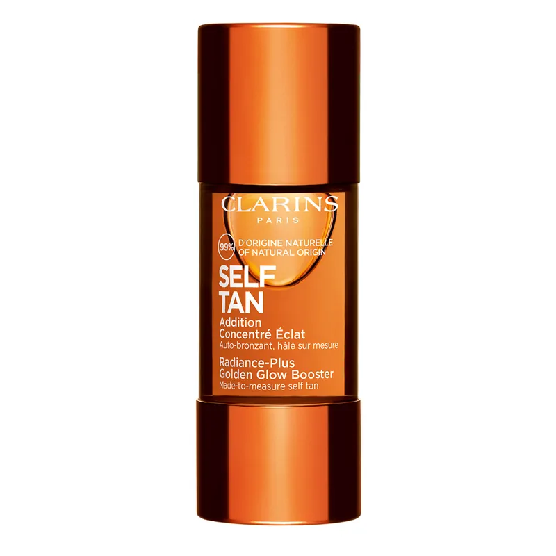 Clarins Self-Tanning Golden Glow Booster Face Aktuell