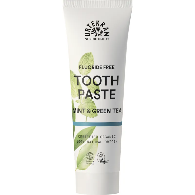 Solange Der Vorrat Reicht Urtekram Toothpaste Mint & Green Tea Fluoride Free