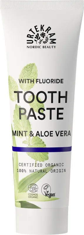 Nur Für Kurze Zeit Urtekram Toothpaste Mint & Aloe Vera with Fluoride