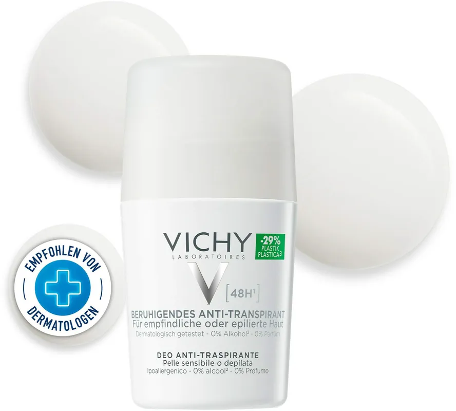 Vichy Deo Roll On Sensitiv Anti Transpirant 48h 50 ml Stift Super-Preis