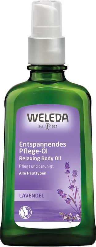 Weleda LAVENDEL Entspannendes Pflege-Öl 100 ml Expressversand