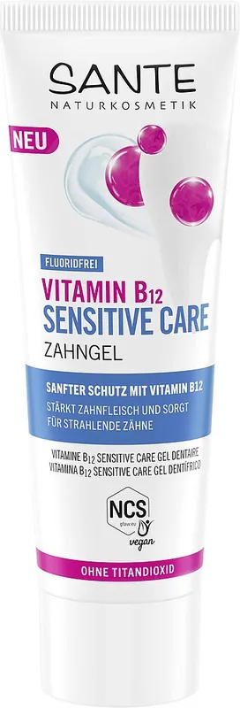 Schnäppchen Sante SENSITIVE CARE Vitamin B12 Zahngel 75ml