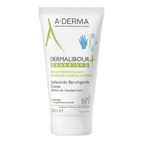 Sichere Zahlung A-Derma Dermalibour + Barrier isolierende Creme, 50 ml