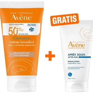 Avene Cleanance Sonne SPF 50+ Getönt 50 ml + gratis Repair Lotion nach der Sonne 50 ml Begrenztes Angebot