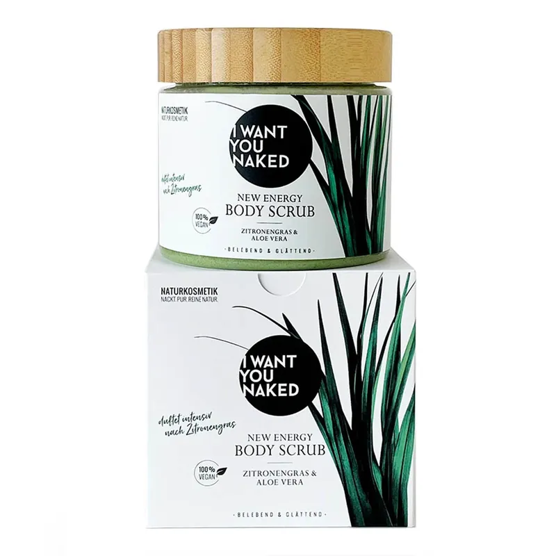 Body Scrub - New Energy Zitronengras & Aloe Vera Super Zertifiziert