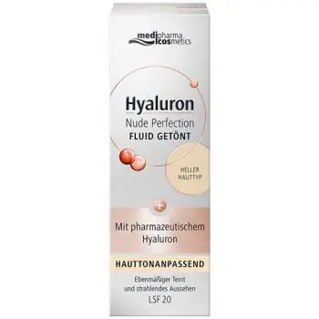 HYALURON Nude Perfection getönt.Fluid LSF 20 hell 50 ml Versand Am Gleichen Tag