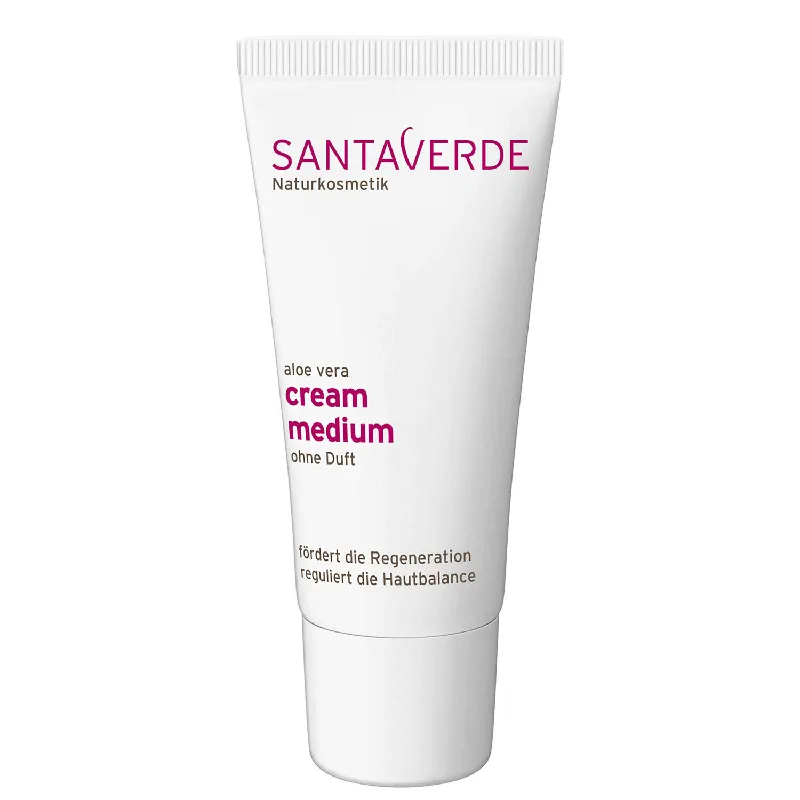 Aloe Vera Cream medium ohne Duft, 30 ml Geprüft