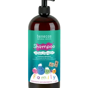 Sonderaktion benecos Natural Shampoo Freshness Adventure Limette & Aloe Vera 950 ml