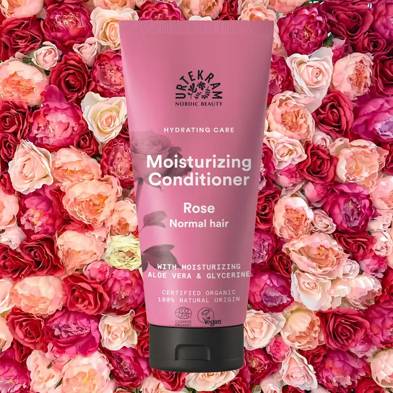 Moisturizing Conditioner Rose normal Haar 180 ml von Urtekram Abverkauf