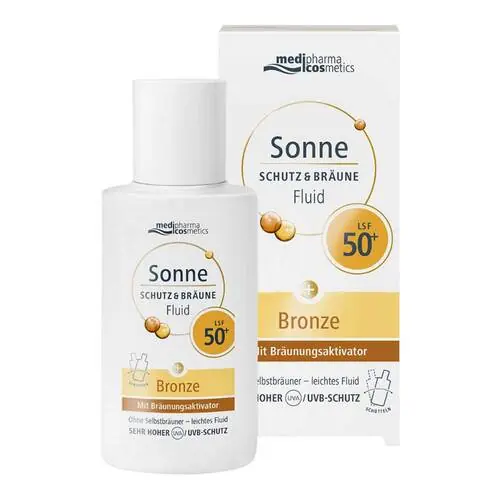 Sonne Schutz & Bräune Fluid bronze LSF 50 + , 50 ml Neue Kollektion