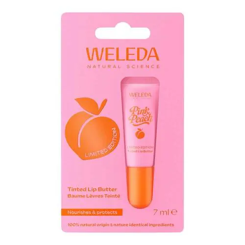 Preisreduziert Weleda Pink Peach tinded Lip Butter, 7 ml