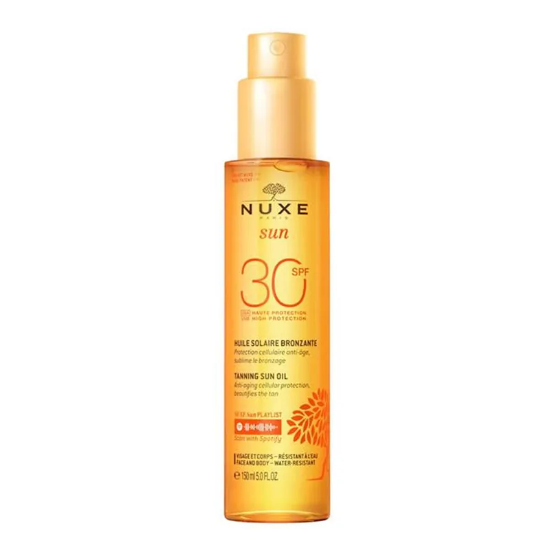 NUXE Sun Huile Bronzante Haute Protection SPF30 Markenware