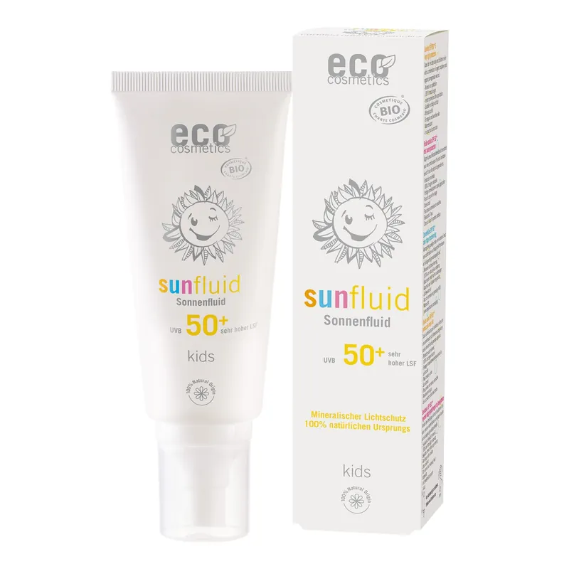 eco cosmetics Kids Sonnenfluid LSF 50+ Versand Am Gleichen Tag