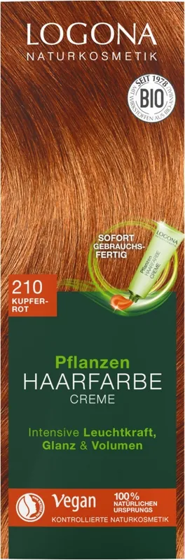 Logona Pflanzen Haarfarbe Creme 210 kupferrot Beliebt
