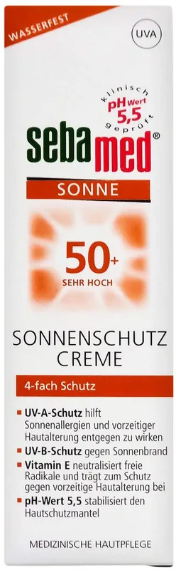 Ausverkauf Sebamed Sonnenschutz Creme Lsf 50+ 75 ml