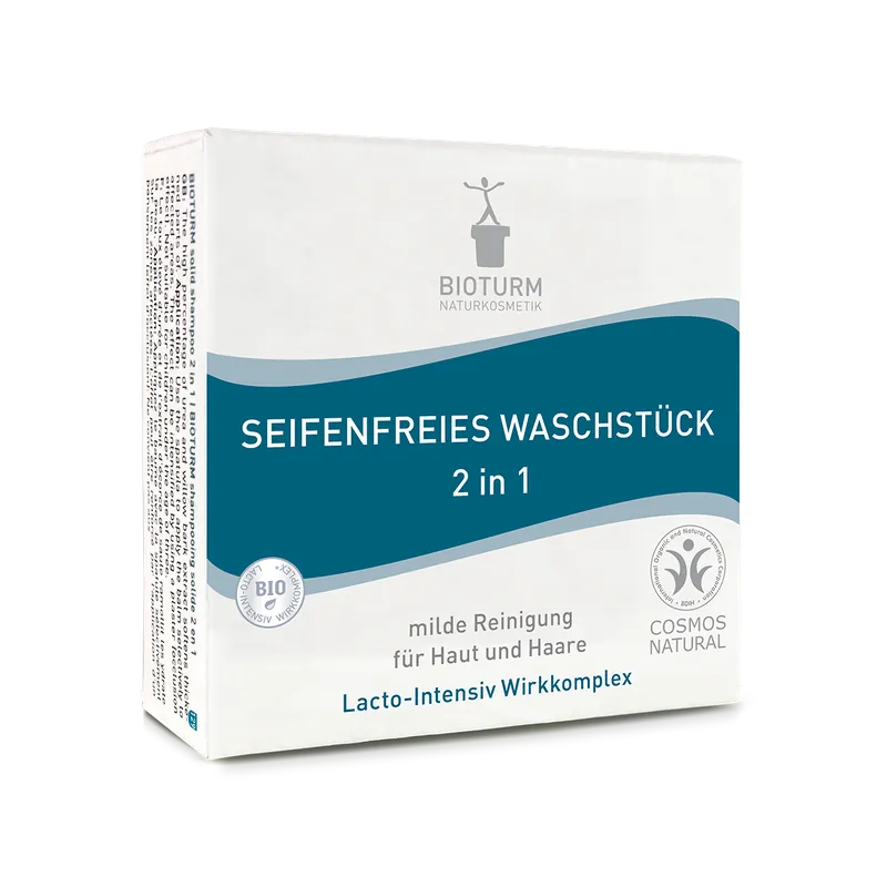 Sonderaktion BIOTURM Seifenfreies Waschstück 2 in 1 100 g
