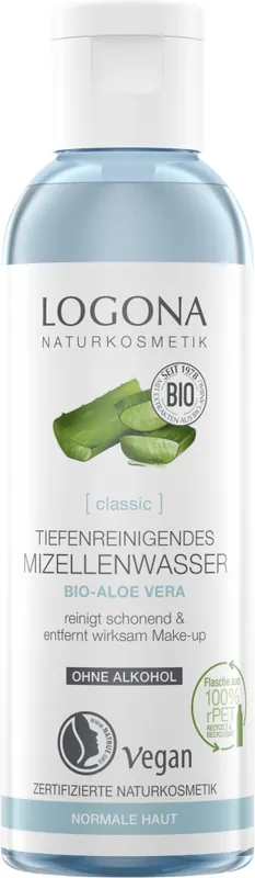 Logona CLASSIC Tiefenreinigendes Mizellenwasser Bio-Aloe Versand Am Gleichen Tag