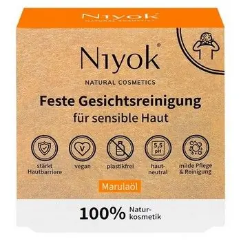 NIYOK feste Gesichtsreinigung für sensible Haut 80 g Saisonangebot