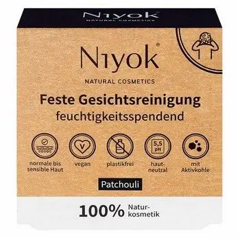 NIYOK feste Gesichtsreinigung Patchouli 80 g Saisonangebot