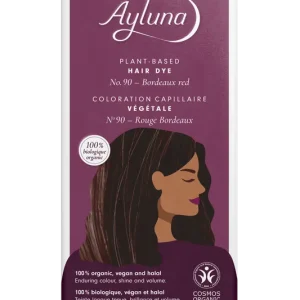 Ayluna Pflanzenhaarfarbe Nr. 90 Bordeauxrot 100 g Knallerangebot