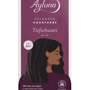 Versand Am Gleichen Tag Ayluna Pflanzenhaarfarbe Nr. 110 Tiefschwarz 100 g