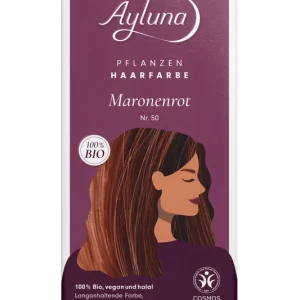 Ayluna Pflanzenhaarfarbe Nr. 50 Maronenrot 100 g Saisonangebot