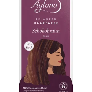 Ayluna Pflanzenhaarfarbe Nr. 85 Schokobraun 100 g Garantierte Lieferung